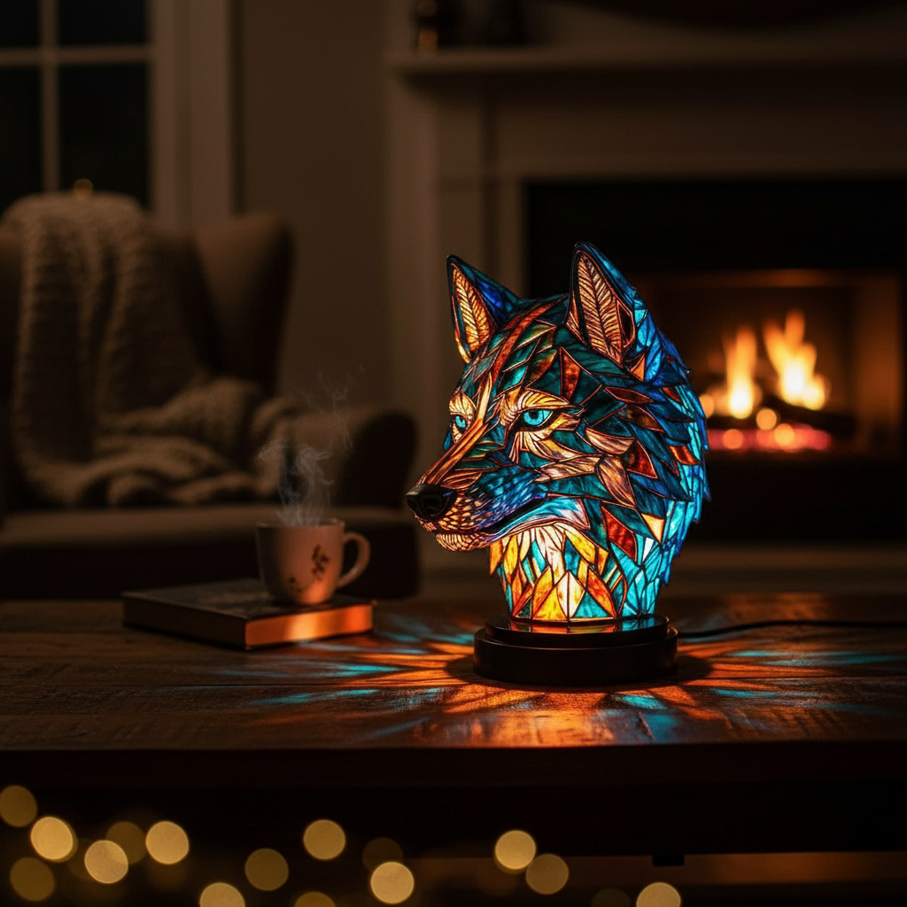 Lampada Lupo Incantevole
