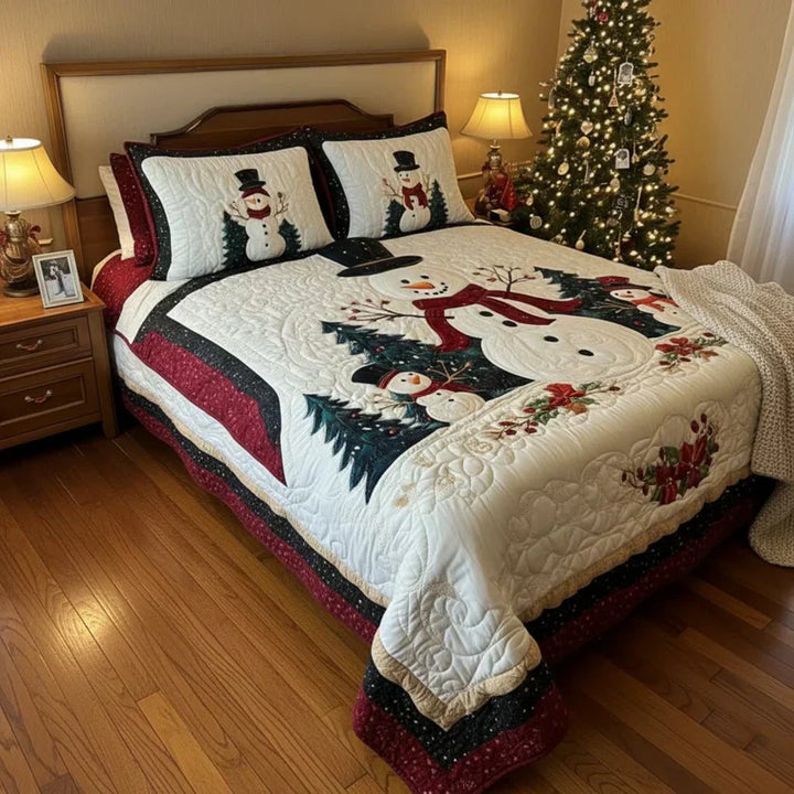Set di biancheria da letto trapuntata in 3 pezzi - Amici della Neve